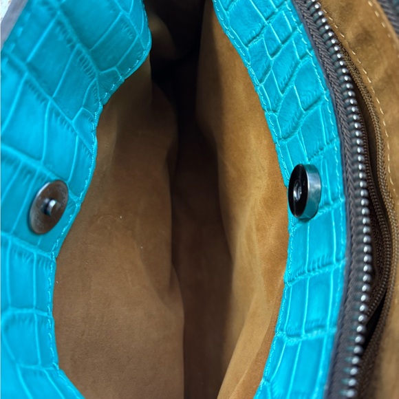 Patricia Nash Norcia Leather Crossbody Excellent Condition - Picture 6 of 6